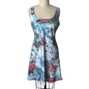 N Natori Floral Satin Slip Size Small